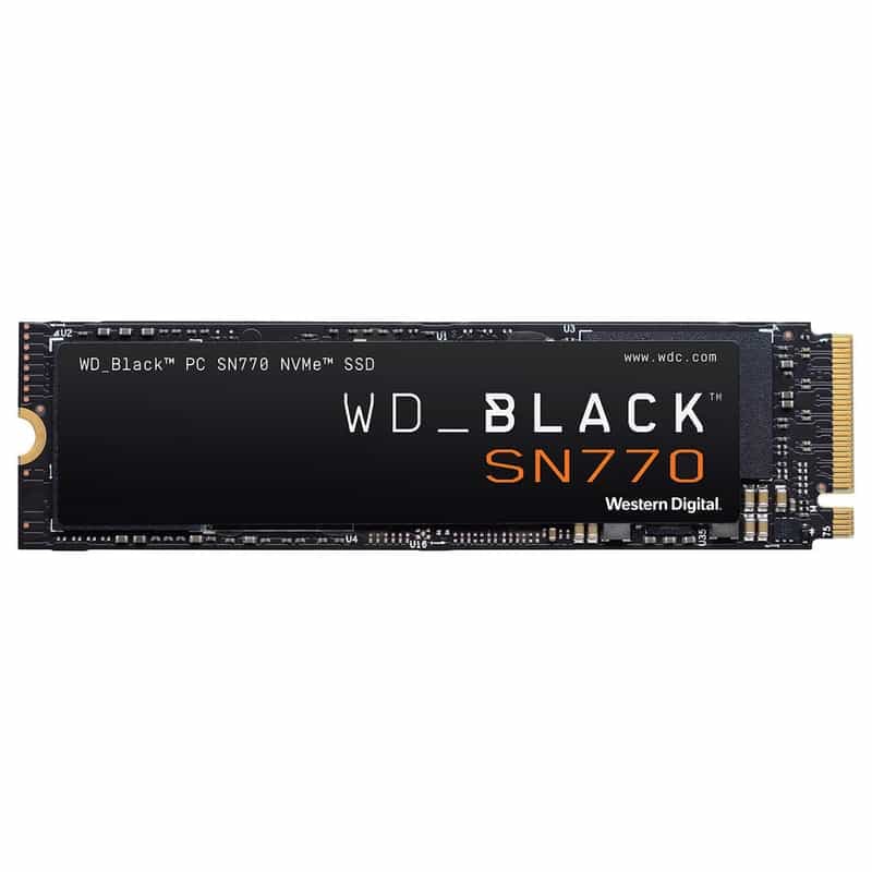 SSD WD_BLACK SN770 2 To - Hautes Performances pour les Jeux Vidéo