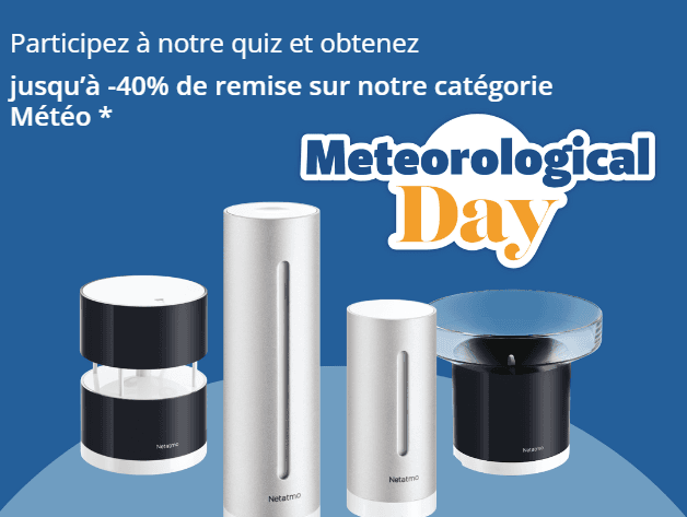 Profitez de 40% de réduction sur les produits météo Netatmo