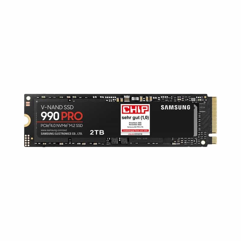 SSD Samsung 990 Pro MZ-V9P2T0BW - 2 To NVMe M.2 interne