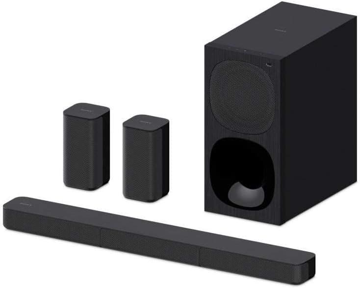 Barre de son Sony HT-S20R 5.1 - 400W avec caisson de basses, haut-parleurs arrière et Bluetooth 5.0