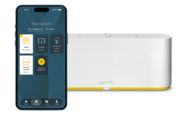 Box intelligente TaHoma switch pour maison connectée Somfy
