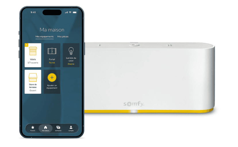Box intelligente TaHoma switch pour maison connectée Somfy