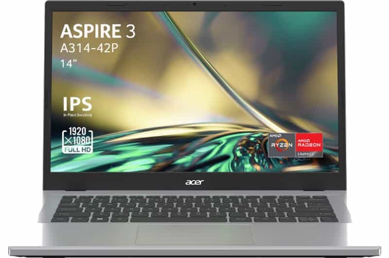 PC Portable Acer Aspire 3 A314-42P-R05X 14' : Performances exceptionnelles avec Ryzen 7 5700U
