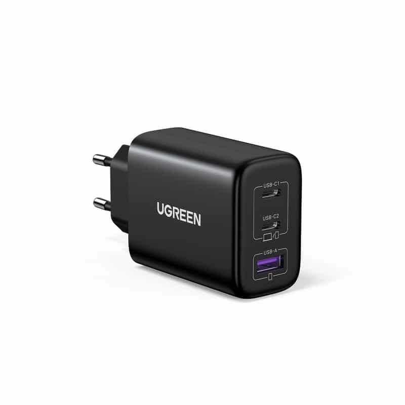 Chargeur USB C Puissant 65W avec 3 Ports - Ugreen (Vente par des vendeurs tiers)