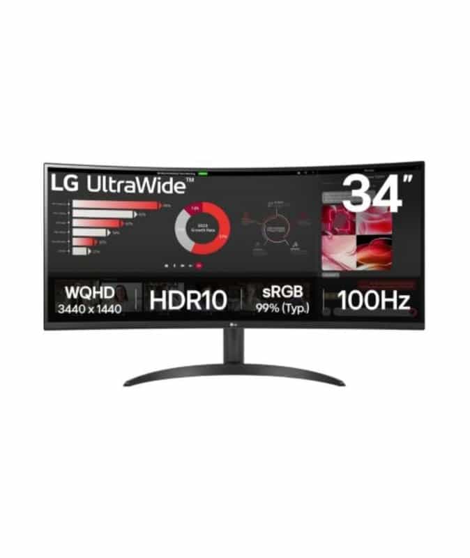 Ecran Gaming LG UltraWide 34WR50QK-B 34'' - Immersion à 1800R