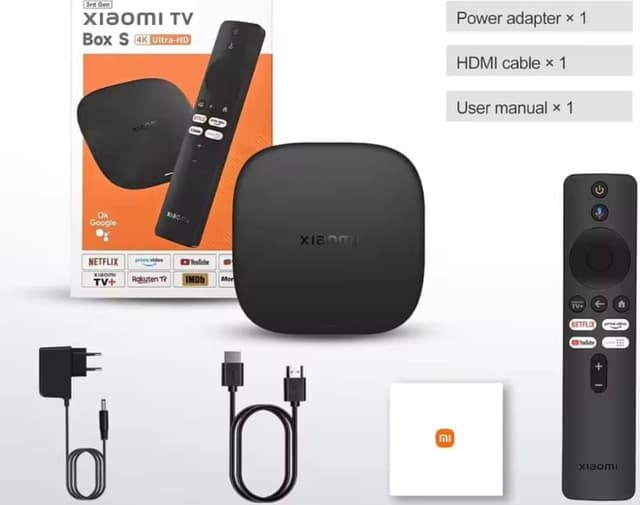 Code promo - Box multimédia Xiaomi TV Box S 3e génération – 4K Google TV