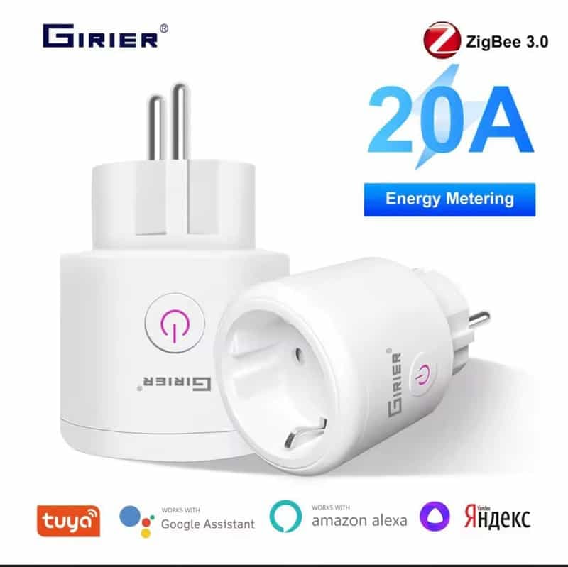 Prise Intelligente GIRIER Tuya ZigBee: Contrôle Vocal et Moniteur de Puissance