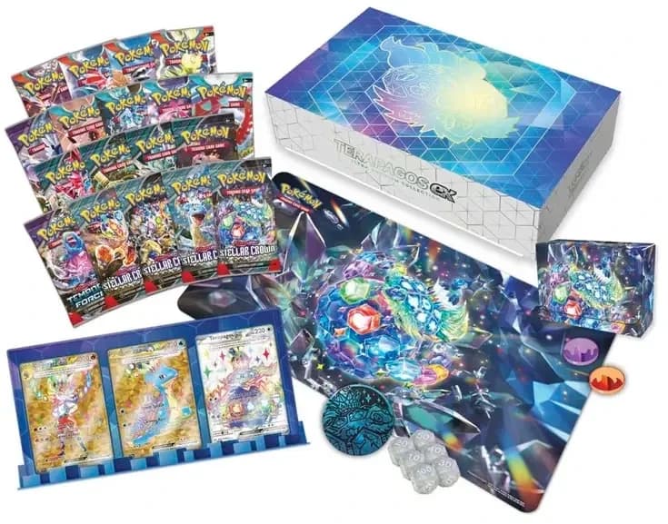 Coffret Pokémon Ultra-Premium Terapagos-Ex avec 60€ de Bon d'Achats