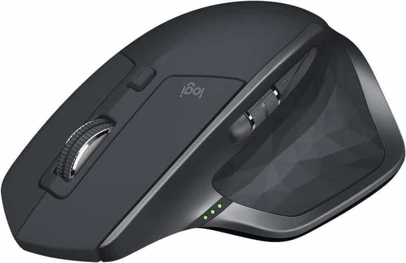 Souris sans fil Logitech MX Master 2S Bluetooth - Conception ergonomique multi-surfaces, rechargeable