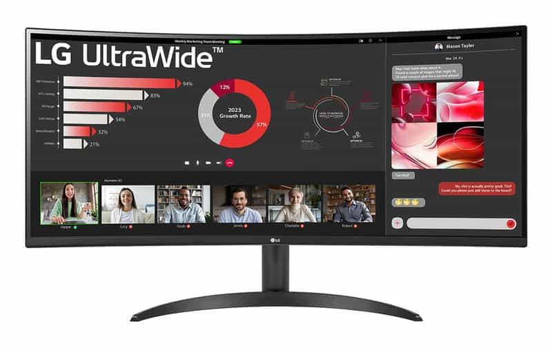 Promotion exceptionnelle : Écran PC incurvé LG 34WR50QK-B (34 pouces)