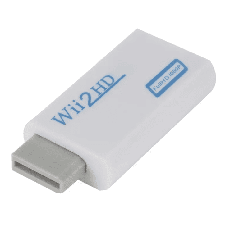 Adaptateur Wii vers HDMI Full HD 1080P avec Audio 3.5mm - Convertisseur de Wii2HDMI