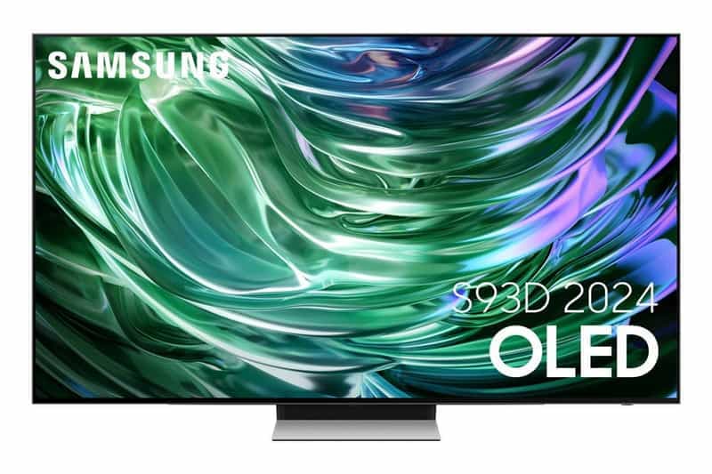 Promotion exceptionnelle : TV OLED Samsung TQ77S93D 77 pouces, 4K UHD, 2024, Argent Carbone