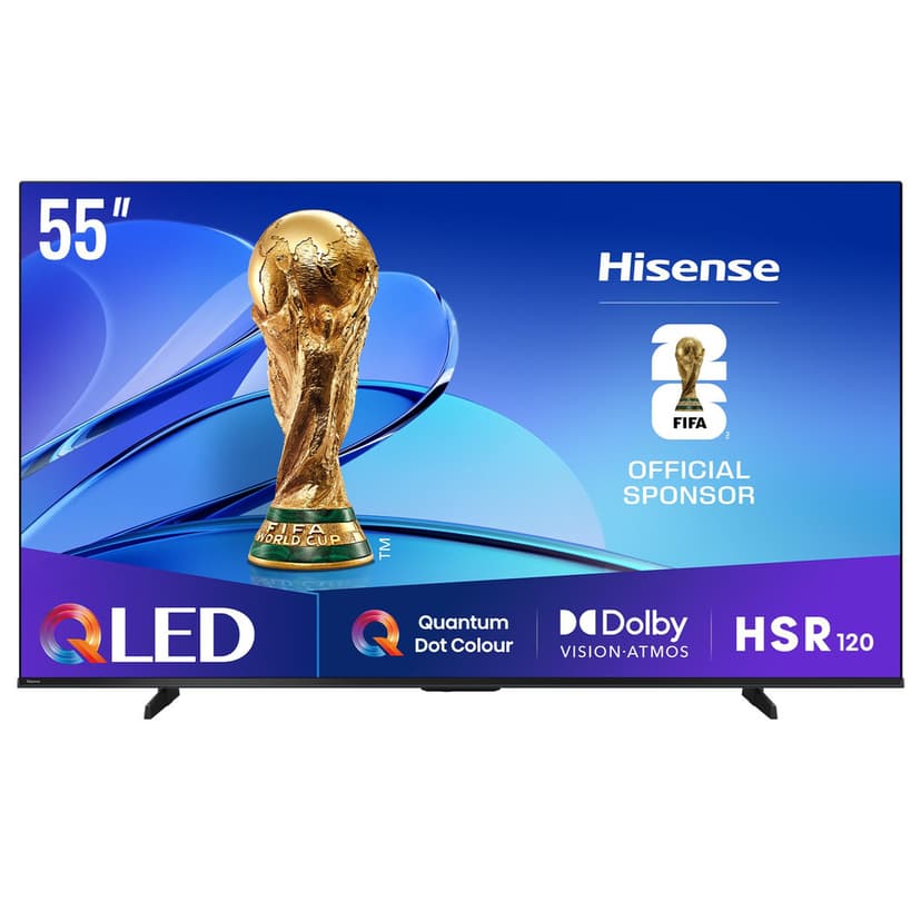 Code promo - TV 55" Hisense 55E7Q - QLED 4K UHD Téléviseur, Dolby Vision Atmos, HDMI 2.1