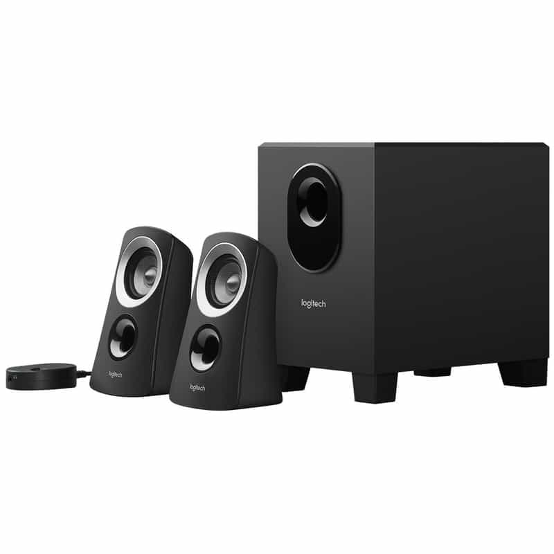 Enceintes Logitech Z313 avec Caisson de Basses - Son Puissant 50W et Basses Profondes