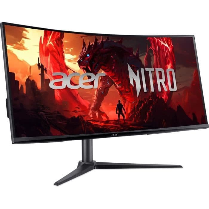 Écran PC incurvé Acer Nitro XZ340CUHbiiphx 34" - UWQHD, 100Hz, 1ms, Dalle VA