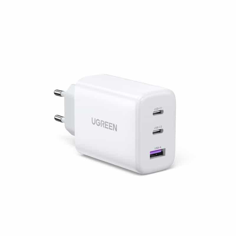 Code promo - Chargeur USB C 65W Ugreen : 3 Ports pour une Recharge Rapide