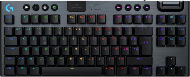 Clavier sans fil Logitech G G915 X Lightspeed TKL - GL Red Linear, AZERTY, Noir