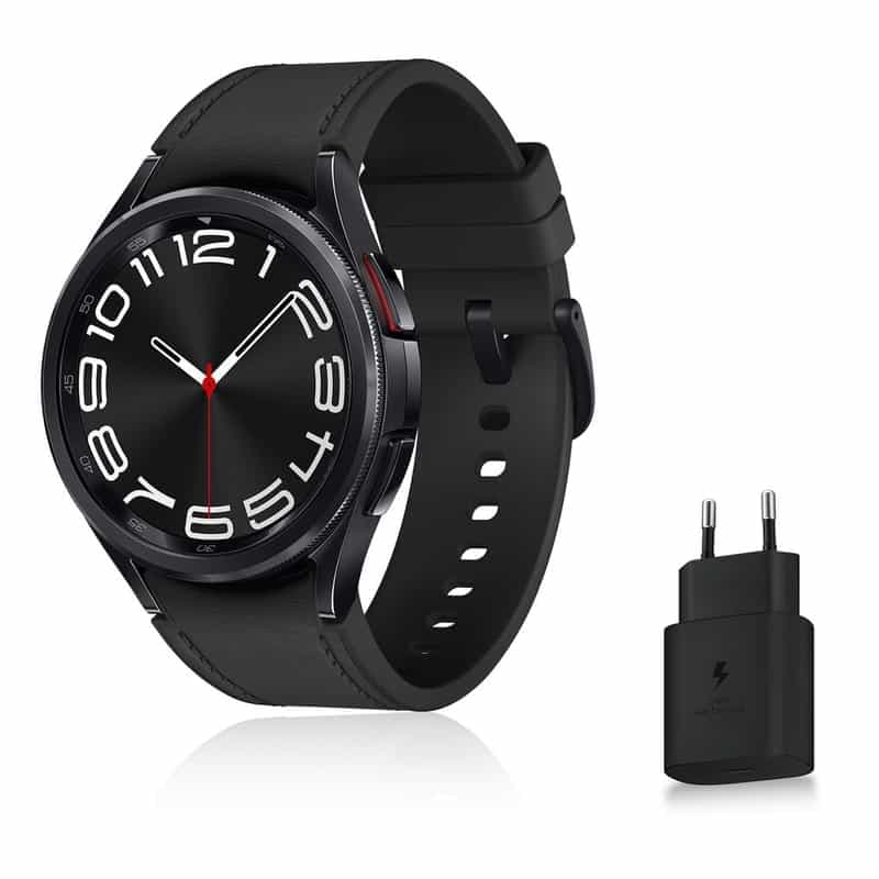 Samsung Galaxy Watch6 Classic 43mm avec Chargeur - Noir ou Gris (Remise 100€)