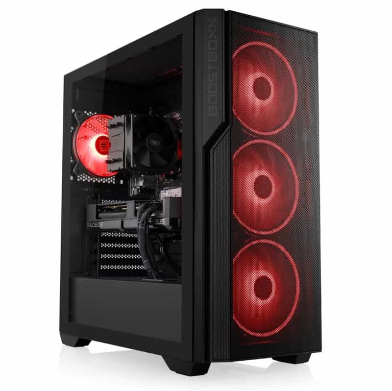 Code promo - PC de bureau - Ryzen 7800X3D, Radeon 9070 XT 16 Go, B840 Wifi, 32 Go DDR5 6000, SSD 1 To, 700W Gold
