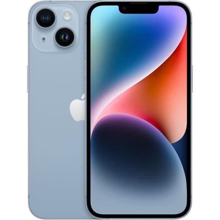 Code promo - Smartphone 6,1" Apple iPhone 14 - 128 Go, Blue (Reconditionné : Très bon état - Vendeur tiers)