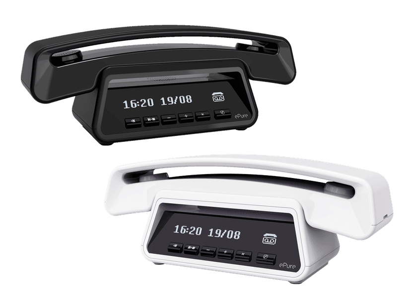 Téléphone fixe Alcatel ePure Premium avec répondeur - Blanc ou Noir (Via 10€ ODR)