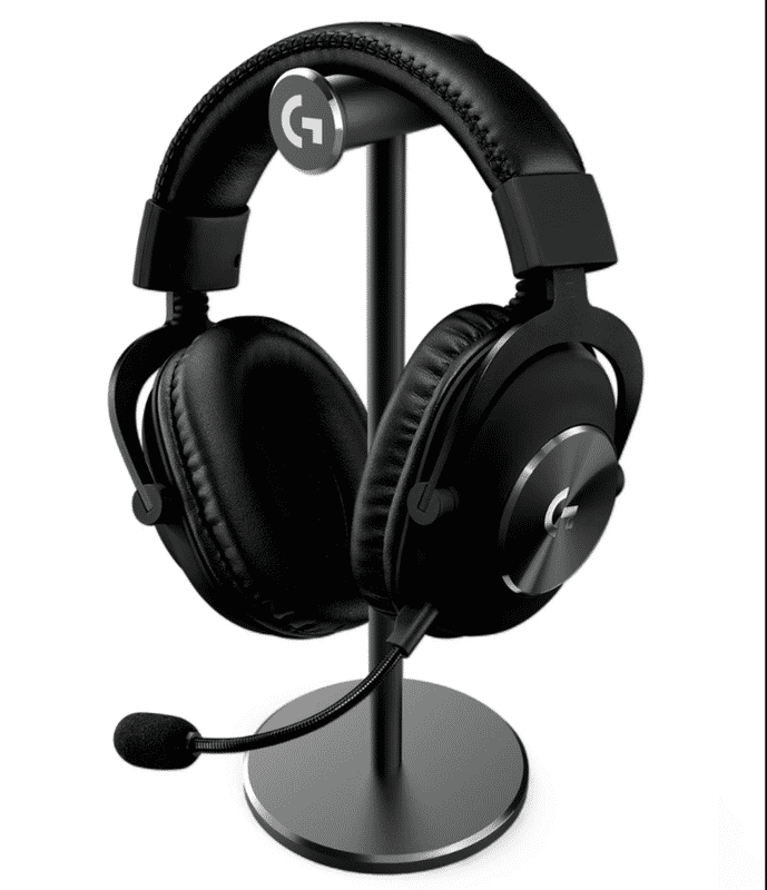 Casque gaming filaire Logitech G PRO X pour PC noir + Repose casque