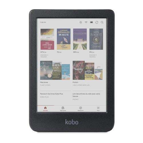 Liseuse numérique Ecran Couleur KOBO Clara - 6'', 16 Go, Wi-Fi / Bluetooth