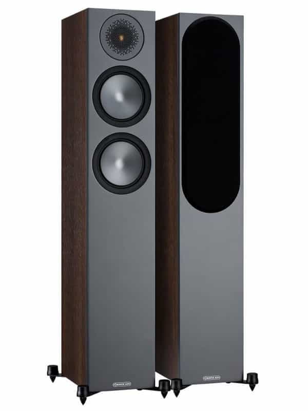 Promotion sur la Paire d'Enceintes Colonne Monitor Audio Bronze 200 6G en Noyer
