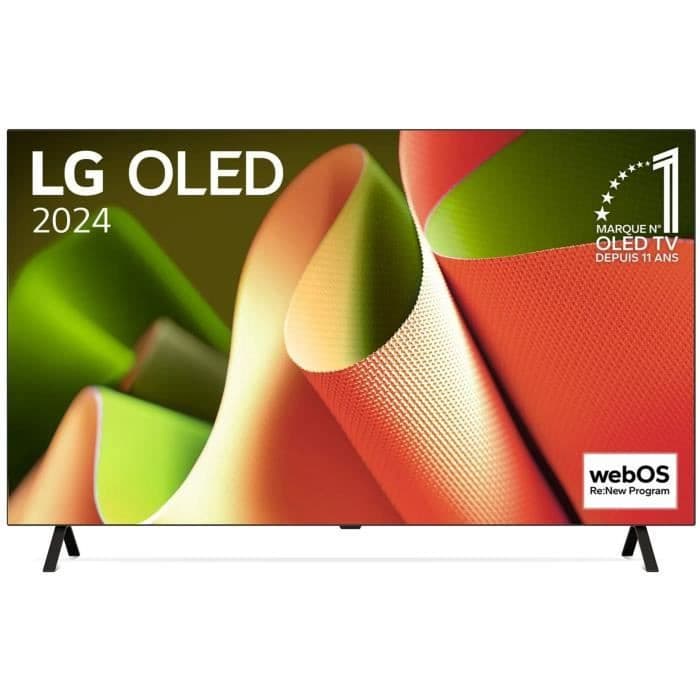 Téléviseur LG OLED55B4 55" - OLED, 4K UHD, HDR10, Dolby Vision, FreeSync Premium/G-Sync, VRR & ALLM, Smart TV