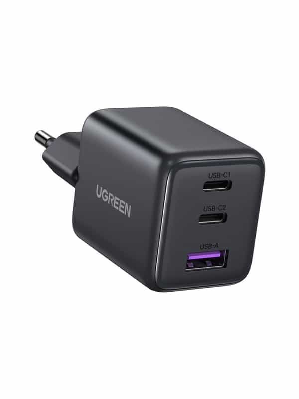 Chargeur UGREEN 30W ⚡ 3 Ports (2xUSB-C + USB-A) avec GaN Tech