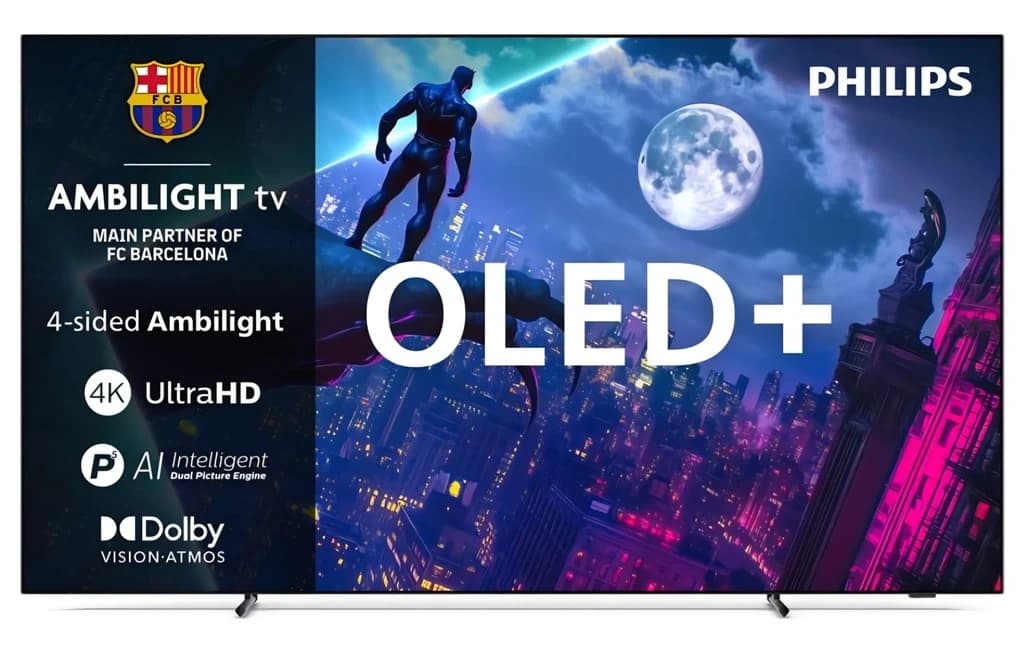 Code promo - [Adhérents Fnac] TV 77" Philips 77OLED950 - 4K UHD, Meta OLED 3.0, Ambilight 4 Cotés, VRR 144Hz (Via 300€ d'ODR & 250€ sur la carte Fnac)