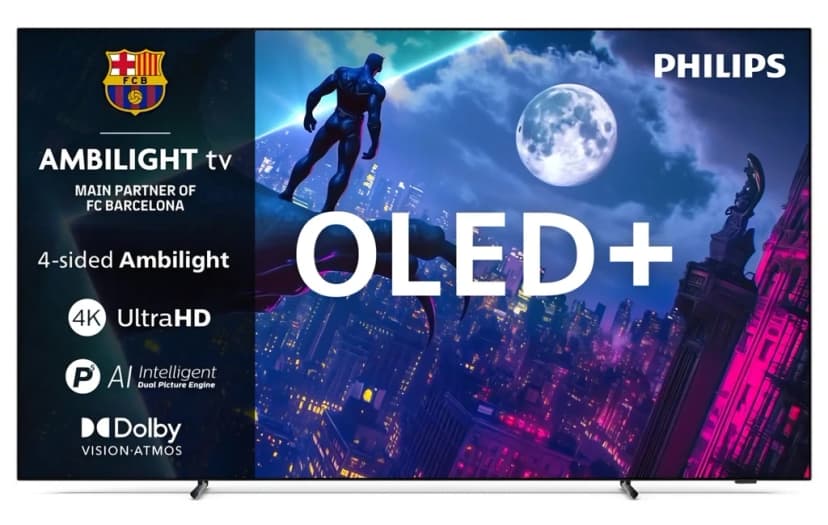 Code promo - [Adhérents Fnac] TV 77" Philips 77OLED950 - 4K UHD, Meta OLED 3.0, Ambilight 4 Cotés, VRR 144Hz (Via 300€ d'ODR & 250€ sur la carte Fnac)