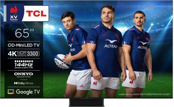 Code promo - Promotion exceptionnelle : TV 65" TCL 65C89B 4K UHD à 719,10€