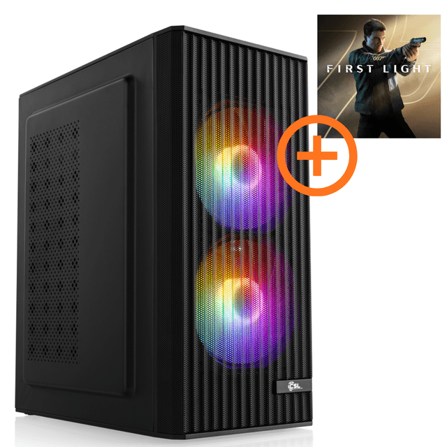 PC CSL Sprint - Ryzen 5 5500, 16 Go RAM, RTX 5060 Ti Asus, SSD NVMe 512 Go + Jeu 007 First Light offert