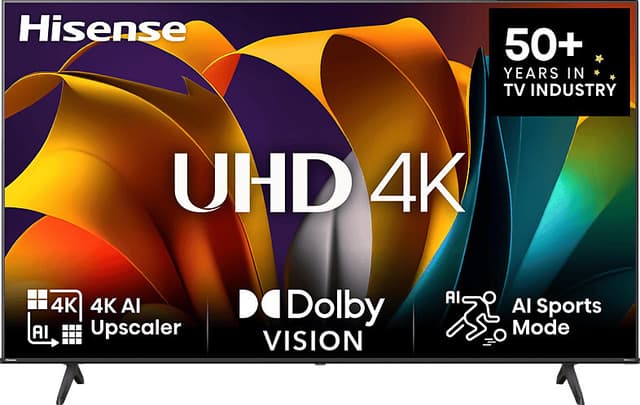 TV 65 pouces Hisense 65A6N 2024 : LED, 4K, HDR, HDMI 2.1