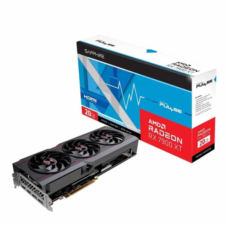 Carte graphique Sapphire Pulse AMD Radeon RX 7900 XT 20 Go GDDR6