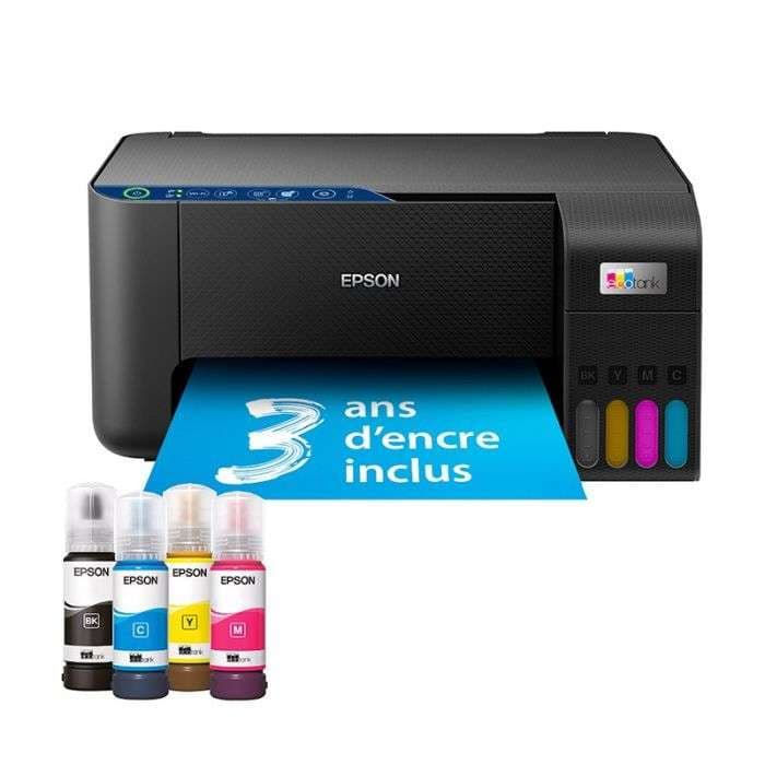 Imprimante Epson EcoTank ET-2861 à prix réduit avec cagnotte fidélité