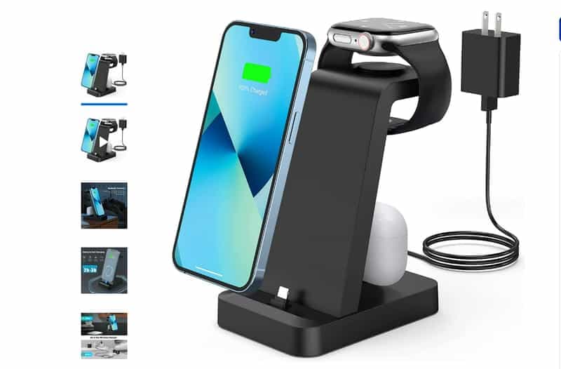 Charger Station for iPhone Multiple Devices - 3 in 1 was $55.99 now $19.99