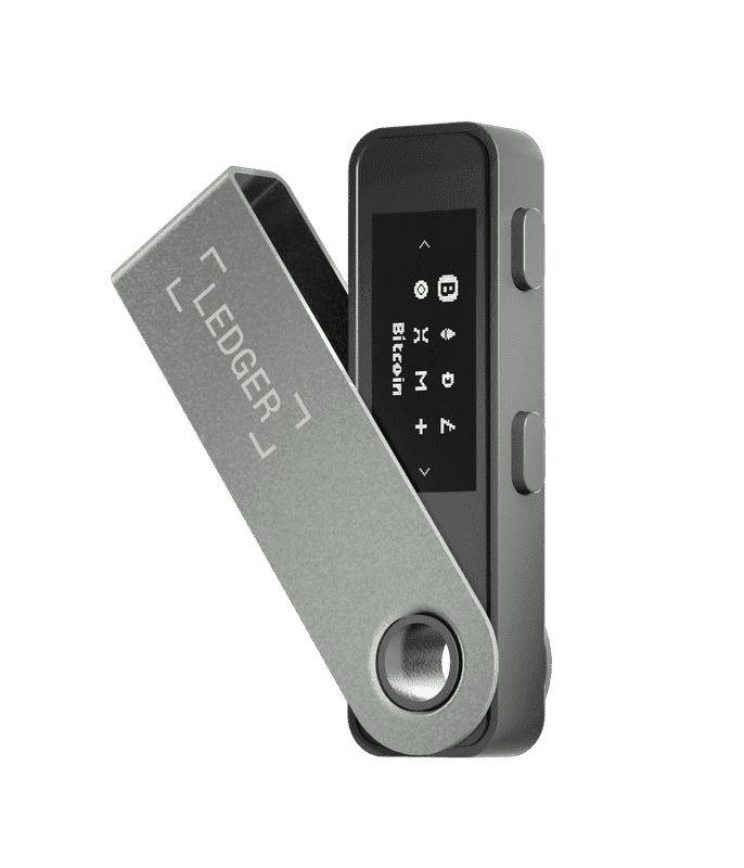 Portefeuille Ledger Nano S+ en Noir Mat