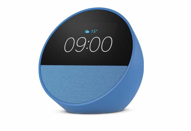 Réveil connecté Écho spot nouvelle génération - Bleu - Client Prime