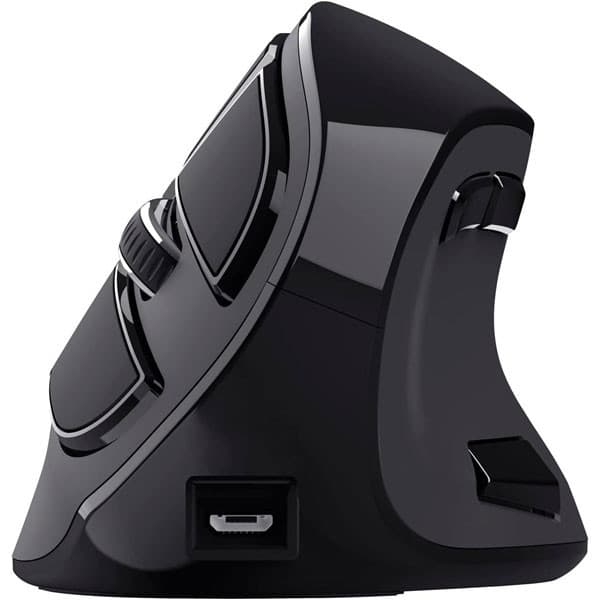 Souris Ergonomique Verticale sans Fil Rechargeable Trust Voxx - Conception Innovante et Polyvalente