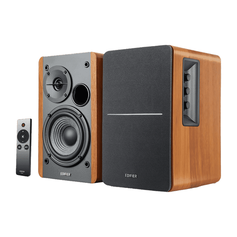 Code promo - Enceintes Bibliothèque Amplifiées Edifier R1280Ts en Bois