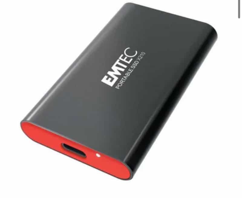 Clé USB-C SSD externe Emtec X20 Elite 256 Go