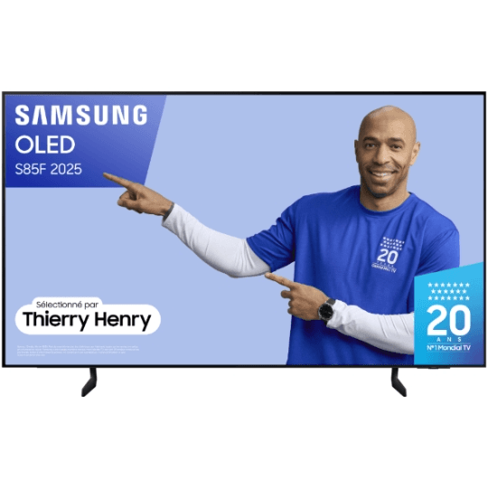 Code promo - TV OLED 77'' Samsung TQ77S85FAEXXC - 4K, 120Hz, HDR10+, HLG (Via 260€ en crédit fidélité)