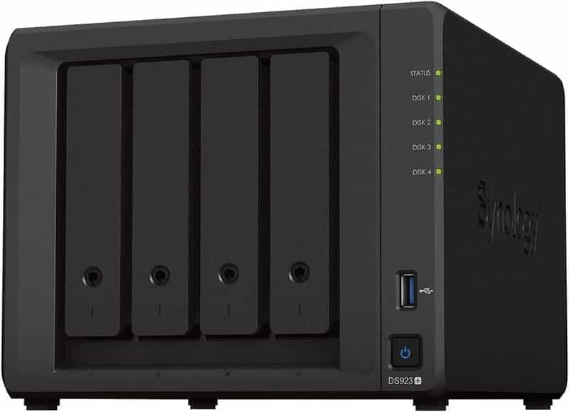 Serveur de Stockage Synology DS923+ - 4 Baies Extensible - Noir