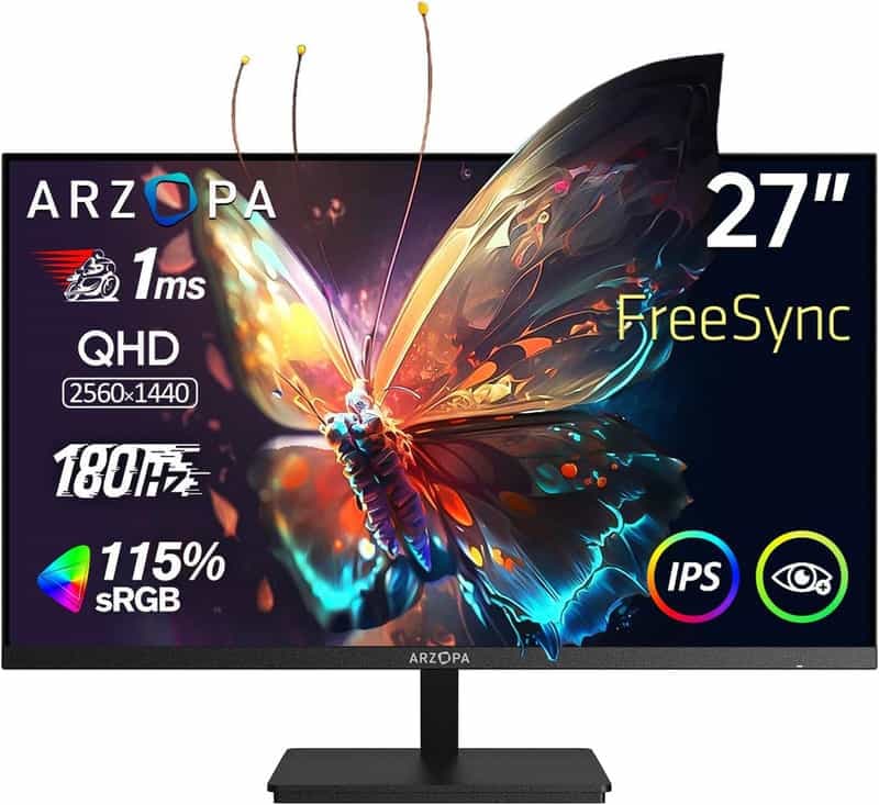 Code promo - Ecran Gaming ARZOPA 27" QHD 180Hz : 96.99€ pour les nouveaux clients