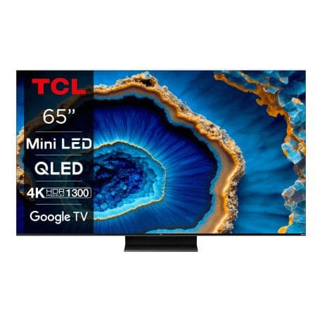 📺 TV TCL 65" 65C809 - 4K UHD, MiniLED, QLED, 144Hz, HDR 1300, Google TV