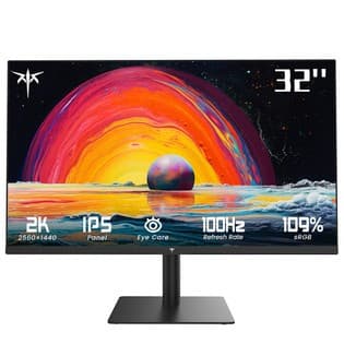 Écran PC 32" KTC H32T13 - IPS, 2560x1440, 100 Hz, Compatible FreeSync et G-Sync