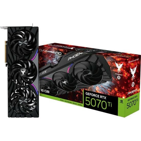 Code promo - Carte Graphique Gainward RTX 5070 Ti Phoenix-S + 007 FIRST LIGHT
