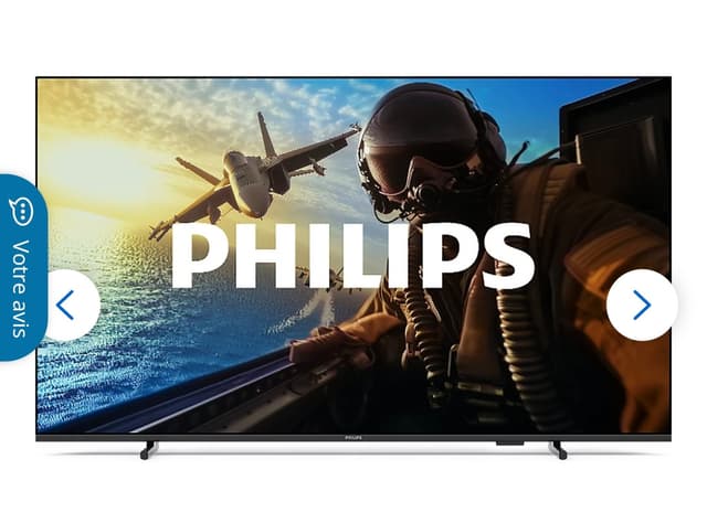 Téléviseur 65" Philips 7000 Series 4K Ultra HD - Noir